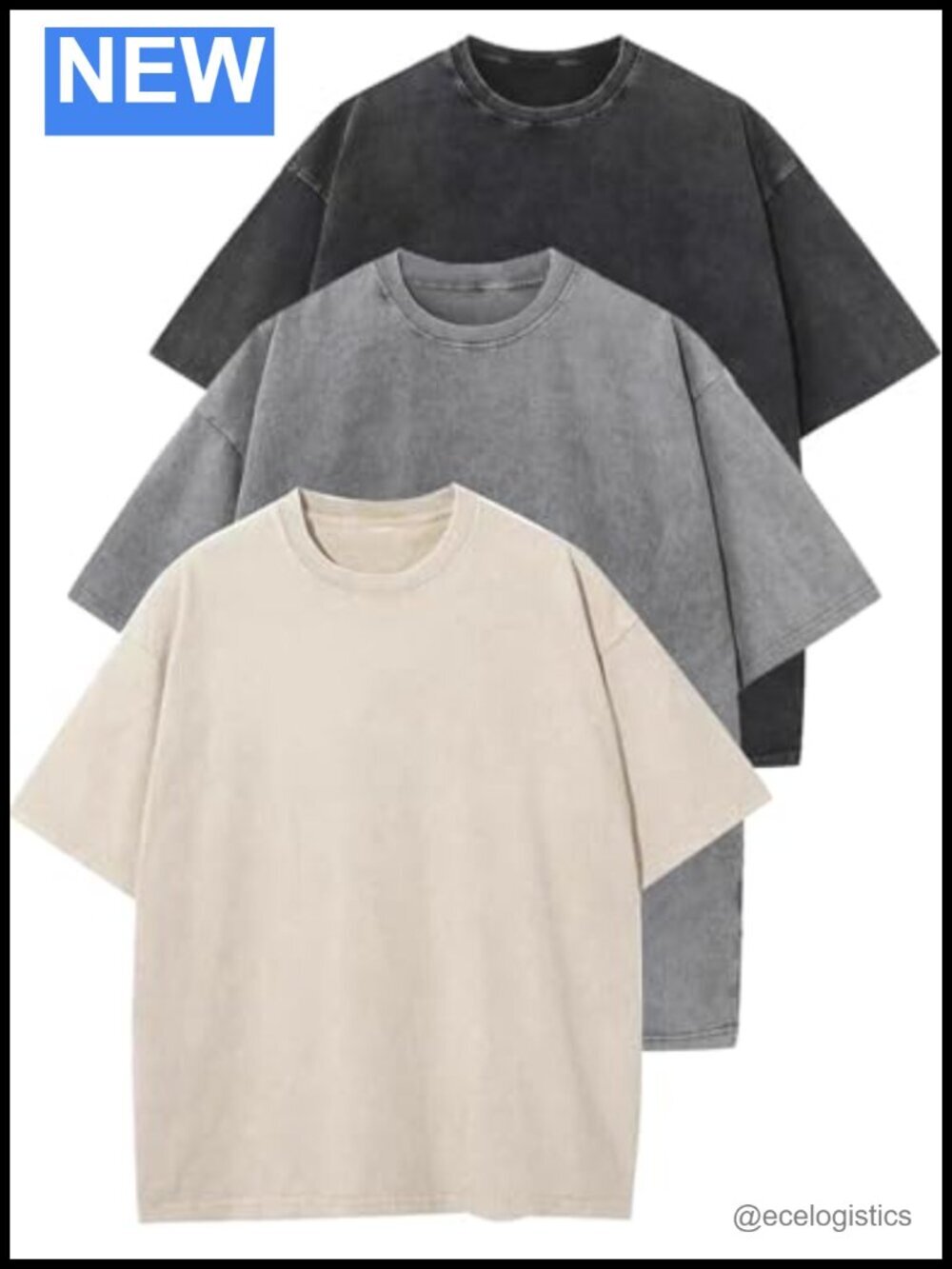 Oversized Cotton T-Shirt Unisex Streetwear Tee Short Sleeve Casual